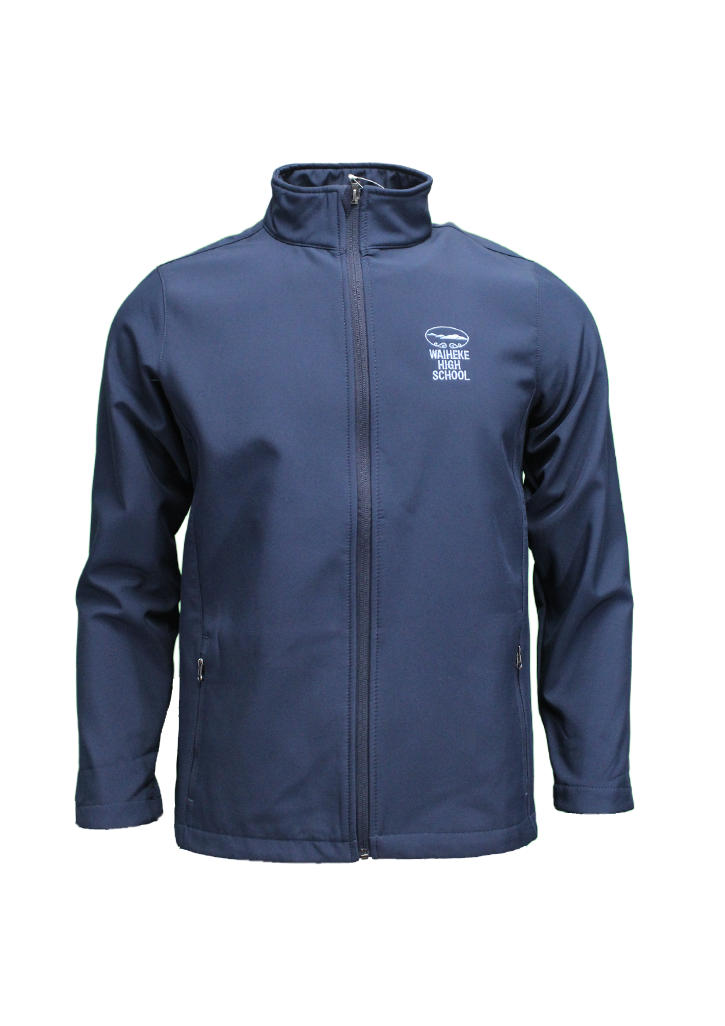 Waiheke High School Softshell Jacket Navy