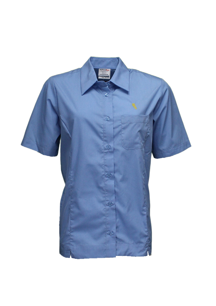 Waiheke High School SS Blouse Blue