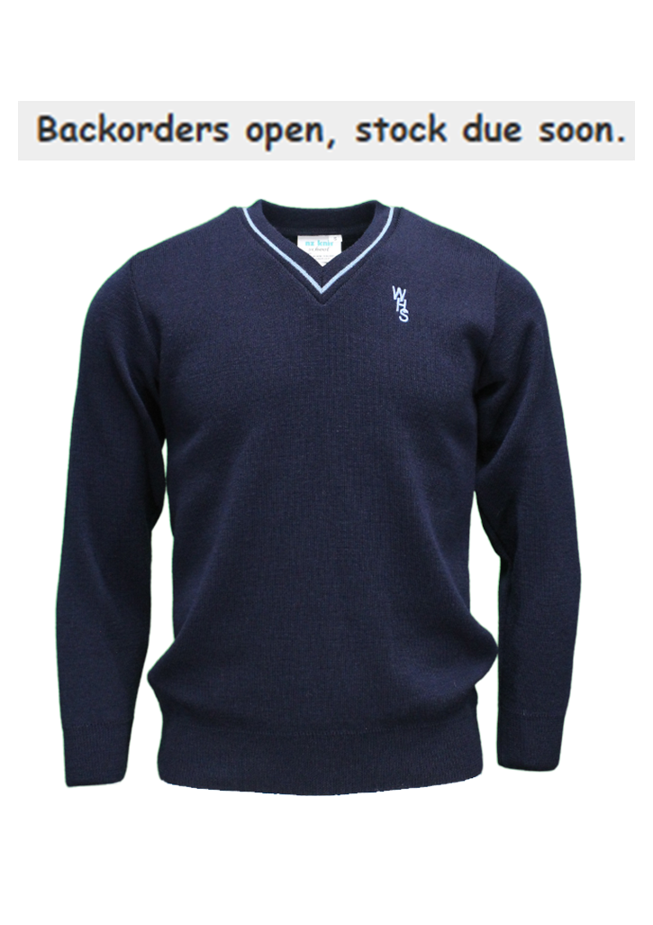 Waiheke High School Jersey Navy/Sky
